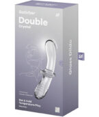 SATISFYER - GODE DOUBLE CRISTAL TRANSPARENT