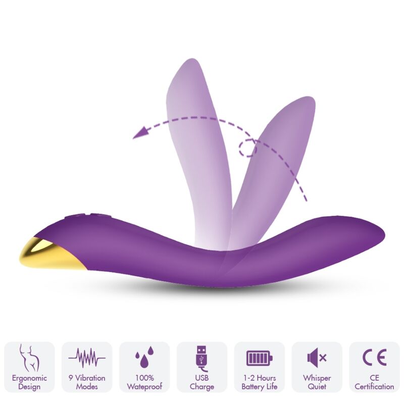 ARMONY - VIBRATEUR FLAMINGO MULTIPOSITION VIOLET