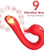 ARMONY - VIBRATEUR DELFIN MULTIPOSITION & EFFET CHALEUR ROUGE