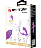 PRETTY LOVE - ANNEAU ANAL ET VIBRATEUR WARREN VIOLET