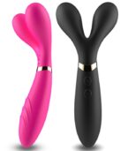 ARMONY - Y-WAND MASSAGE & VIBRATEUR DOUBLE TÊTE NOIR