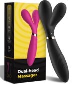 ARMONY - Y-WAND MASSAGE & VIBRATEUR DOUBLE TÊTE NOIR