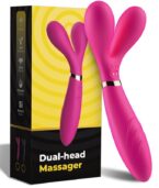 ARMONY - Y-WAND MASSAGE & VIBRATEUR DOUBLE TÊTE FUCHSIA