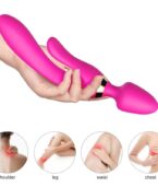 ARMONY - MASSEUR & VIBRATEUR LAPIN FUCHSIA