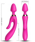 ARMONY - MASSEUR & VIBRATEUR LAPIN FUCHSIA