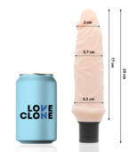 LOVECLONE - VIBRATEUR AUTOLUBRIFIANT IVAR 20 CM -O- 3.7 CM