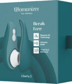 WOMANIZER - LIBERTY 2 STIMULATEUR & VENTOUSE CLITORIS BLEU