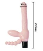 BAILE - HARNAIS SANS CORDE TPR AVEC VIBRATION ET STIMULATION ANAL 25.4 CM