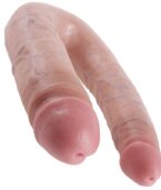 KING COCK - GODE DOUBLE PÉNÉTRATION 17.8 CM NATUREL