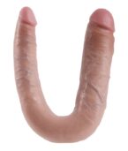 KING COCK - GODE DOUBLE PÉNÉTRATION 17.8 CM NATUREL