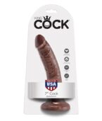 KING COCK - 7 GODE CHOCOLAT 17.8 CM