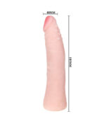 BAILE - GODE EN SILICONE RÉALISTE AU TOUCHER DE LA PEAU 19 CM COULEUR ALÉATOIRE DE LA BOÎTE