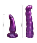 BAILE - HARNAIS ANAL ET VAGINAL FEMME LILAS GPOINT 17 CM