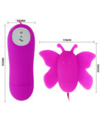 BAILE - LOVE EGGS STIMULATEUR DE CLITORIS PAPILLON 12 VITESSES TÉLÉCOMMANDE LILAS