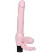 BAILE - HARNAIS SANS CORDE TPR AVEC VIBRATION ET STIMULATION ANAL 25.4 CM