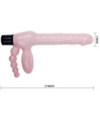 BAILE - HARNAIS SANS CORDE TPR AVEC VIBRATION ET STIMULATION ANAL 25.4 CM