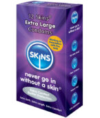 SKINS - CONDOM EXTRA LARGE 12 PACK