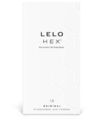 LELO - BOÎTE DE PRÉSERVATIFS HEX 12 UNITÉS