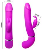 PRETTY LOVE - VIBRATEUR HENRY AVEC 12 MODES DE VIBRATION ET FONCTION SQUIRT