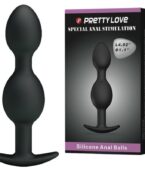 PRETTY LOVE - BALLES ANAL EN SILICONE 12.5 CM NOIRES