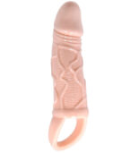 BAILE - GAINE DEXTENSION DE PÉNIS AVEC VIBRATION ET SANGLE POUR TESTICULES 13.5 CM