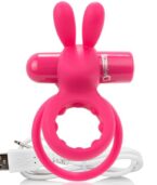 SCREAMING O - ANNEAU PÉNIEN DOUBLE RECHARGEABLE CON RABBIT HARE ROSE