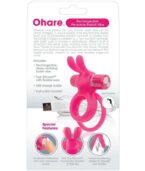 SCREAMING O - ANNEAU PÉNIEN DOUBLE RECHARGEABLE CON RABBIT HARE ROSE