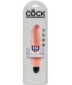 KING COCK - VIBRATEUR RIGIDE RÉALISTE 17.8 CM NATUREL