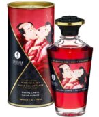 SHUNGA - HUILE DE MASSAGE EFFET CHALEUR SAVEUR INTENSE DE CERISE 100 ML