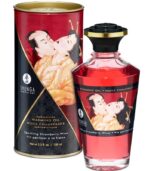 SHUNGA - HUILE DE MASSAGE EFFET CHALEUR FRAISES ET CAVA 100 ML