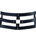 BIJOUX - INDISCRETS CEINTURE LABYRINTHE AVEC BRACELET NOIR