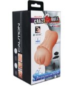 CRAZY BULL - MASTURBADEUR VAGIN PEAU D'EAU AVEC BALLE VIBRANTE 2