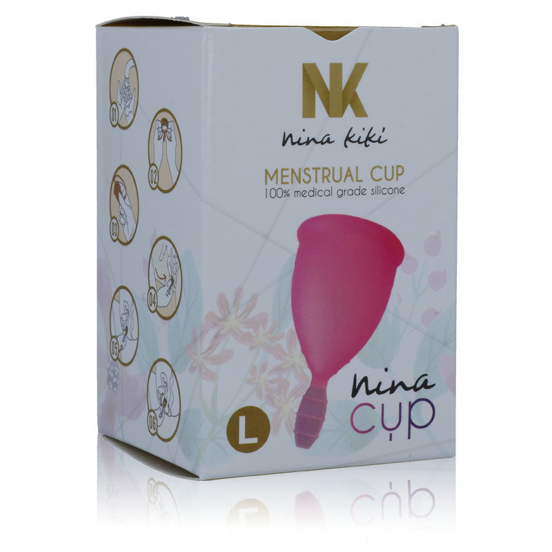 NINA KIKÍ - COUPE MENSTRUELLE ROSE - TAILLE L