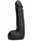 ALL BLACK - GODE RÉALISTE NOIR DOUX 20 CM