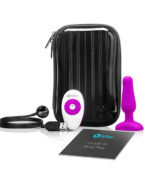 B-VIBE - NOVICE TÉLÉCOMMANDE PLUG ANAL FUCHSIA