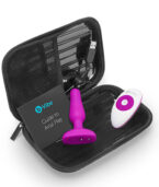 B-VIBE - NOVICE TÉLÉCOMMANDE PLUG ANAL FUCHSIA