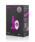 B-VIBE - NOVICE TÉLÉCOMMANDE PLUG ANAL FUCHSIA