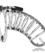 METAL HARD - CAGE  PÉNIS AVEC SERRURE DE SÉCURITÉ 14 CM