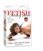 FETISH FANTASY SERIES - COLLIER AVEC MANCHETTES ET LAISSE