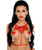 ME-SEDUCE - HARNAIS 13 ROUGE TAILLE S/M