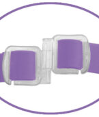 FETISH FANTASY ELITE - VIBRATING DOUBLE DELIGHT STRAP-ON PURPLE