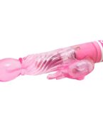 BAILE - VIBRATEUR MULTIVITESSES AVEC STIMULATEUR ROSE