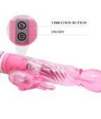 BAILE - VIBRATEUR MULTIVITESSES AVEC STIMULATEUR ROSE