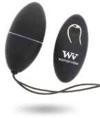 WOMANVIBE - ALSAN EGG TELECOMMANDE NOIR SILICONE NOIR