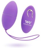 WOMANVIBE - ALSAN EGG TELECOMMANDE NOIR SILICONE VIOLET