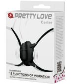 PRETTY LOVE - STRAP ON AVEC BALLE VIBRANTE CARTER