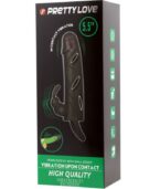 PRETTY LOVE - HOUSSE EN SILICONE AVEC VIBRATION 14 CM 2.0