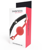 DARKNESS - BÂILLON EN SILICONE ROUGE