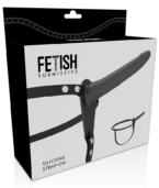 HARNAIS SOUMIS FETISH - SILICONE NOIR 15 CM