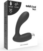 ADDICTED TOYS - VIBRATEUR PROSTATIQUE RECHARGEABLE MODÈLE 5 - NOIR